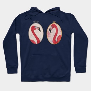 Royal Pink Flamingo King & Queen Hoodie